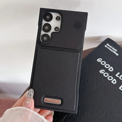 Magnetic pu leather aromatherapy wireless charging case samsung - product image