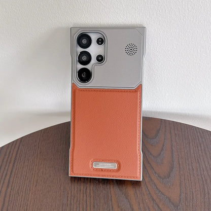 Magnetic pu leather aromatherapy wireless charging case samsung - product image