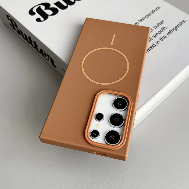 Magnetic soft tpu shockproof wireless charging case samsung - product image