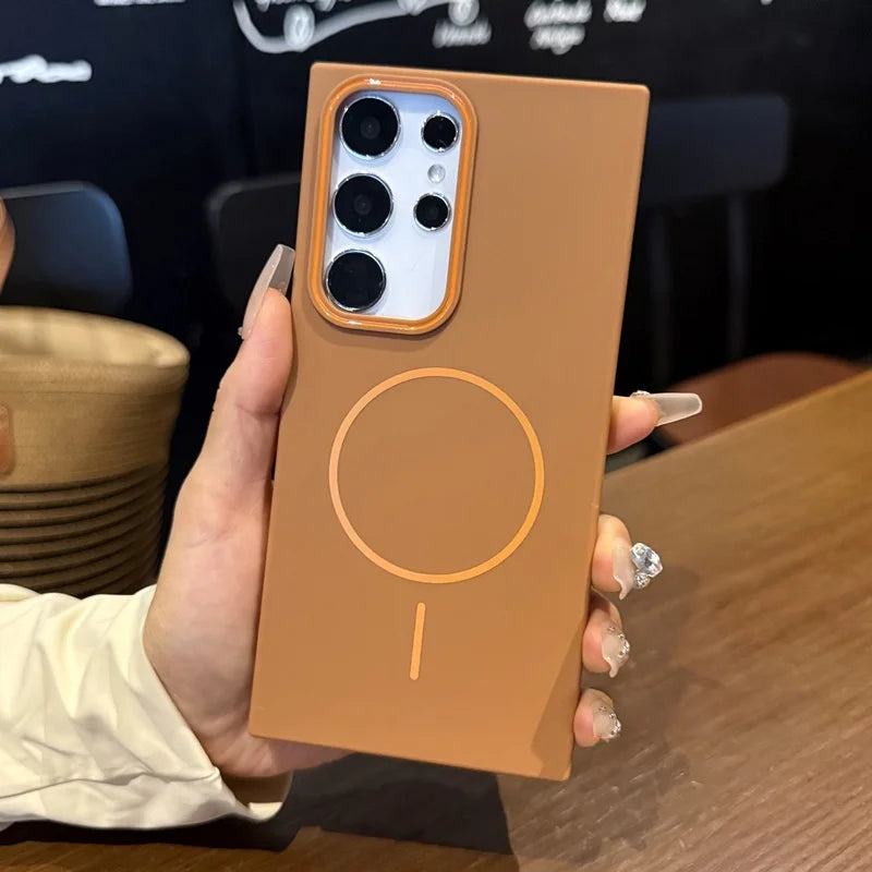 Magnetic soft tpu shockproof wireless charging case samsung - product image