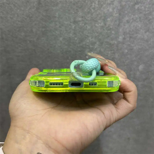 Magnetic transparent wrist strap candy armor case - product image