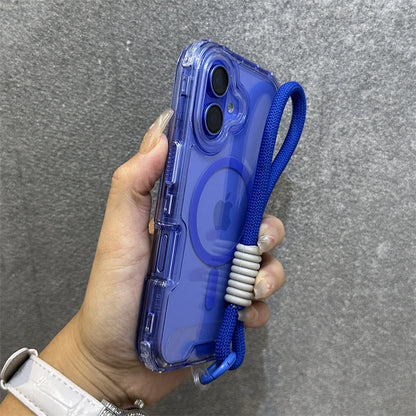 Magnetic transparent wrist strap candy armor case - product image