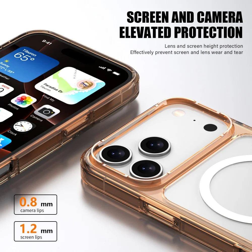 Magnetic wireless charging acrylic bumper - product image