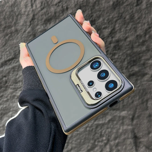 Magnetic wireless charging fold lens stand holder case - product image