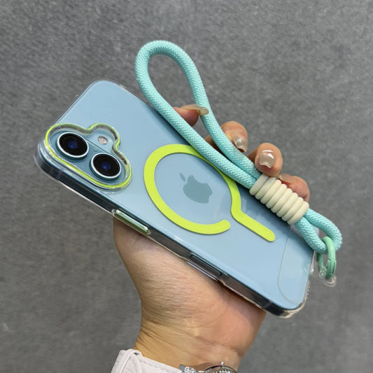 Magnetic wrist strap lanyard transparent shockproof case - product image