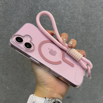 Magnetic wrist strap lanyard transparent shockproof case - product image