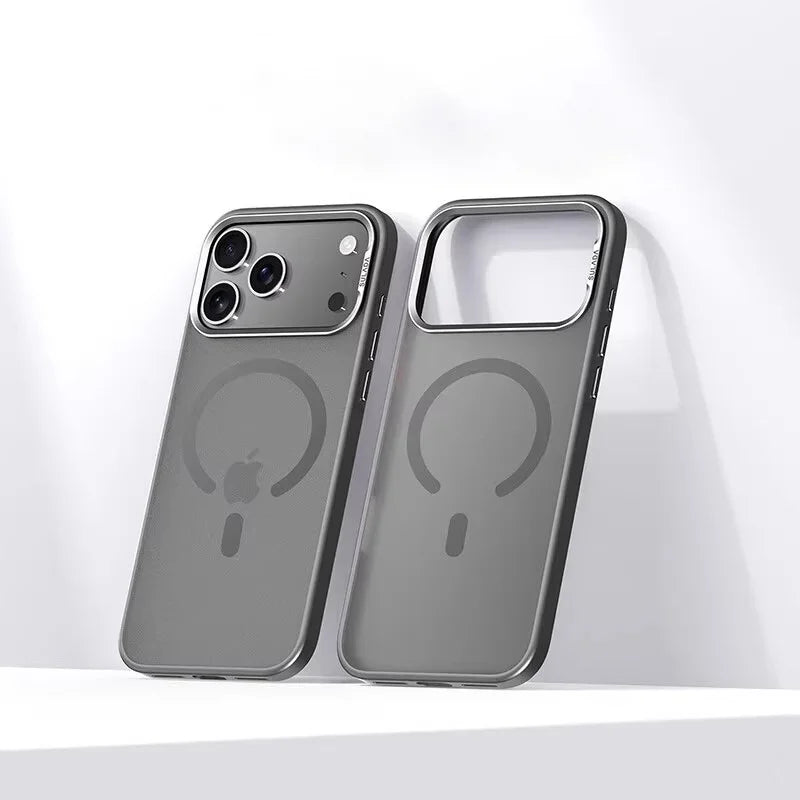 Matte hybrid magnetic alloy lens frame case - product image