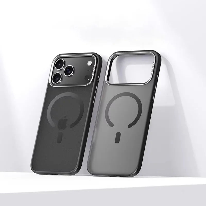 Matte hybrid magnetic alloy lens frame case - product image