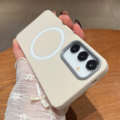 Matte leather magnetic soft protective case samsung galaxy - product image