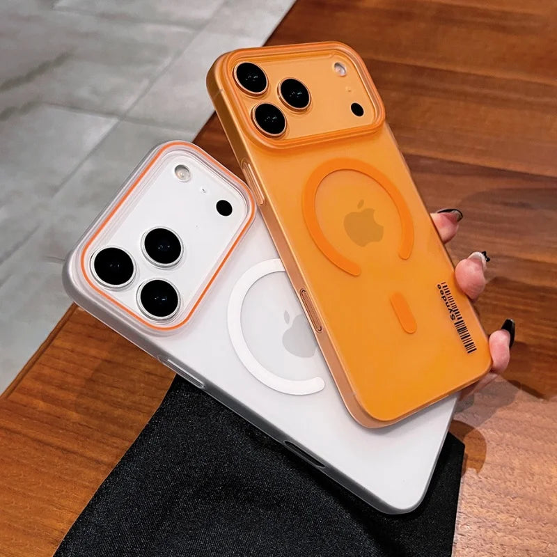 Matte magnetic clear ultra thin shockproof hard case - product image