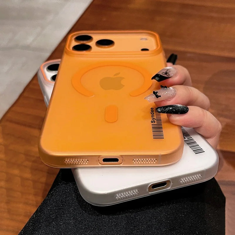 Matte magnetic clear ultra thin shockproof hard case - product image