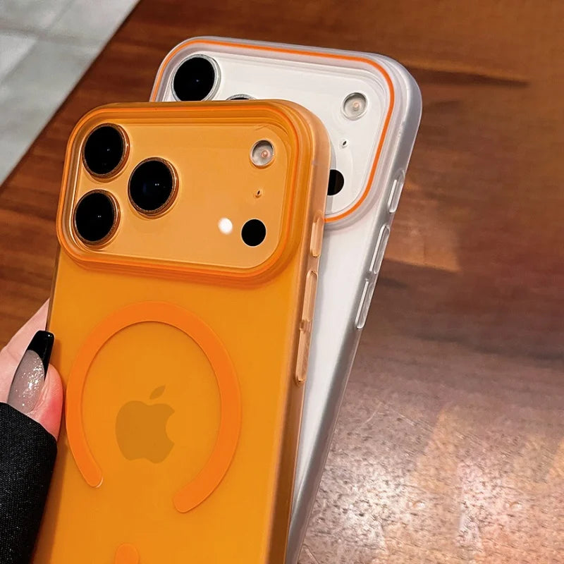 Matte magnetic clear ultra thin shockproof hard case - product image