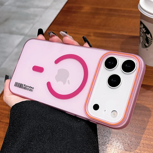 Matte magnetic clear ultra thin shockproof hard case - product image