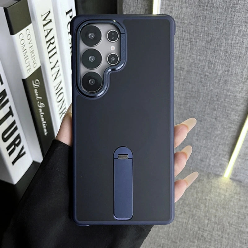 Matte magnetic fold stand holder case samsung - product image