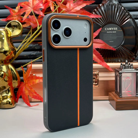 Matte magnetic leather soft shockproof case - product image