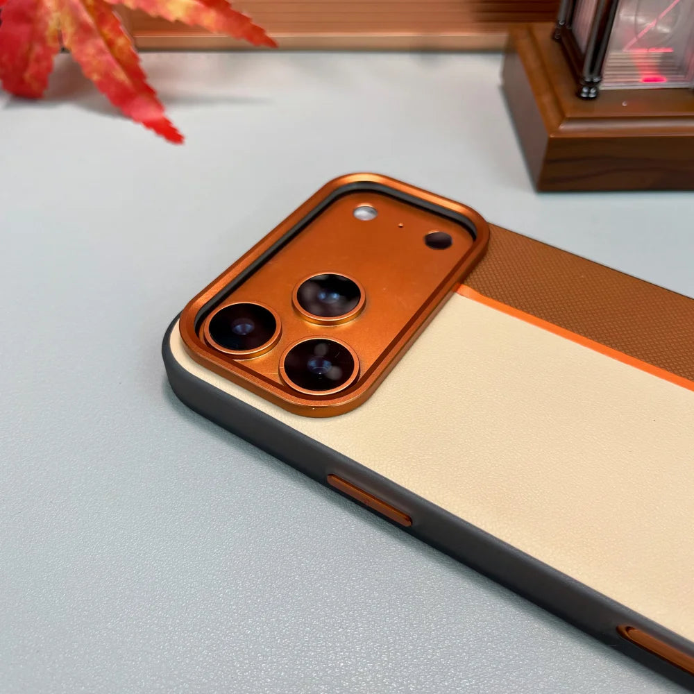 Matte magnetic leather soft shockproof case - product image