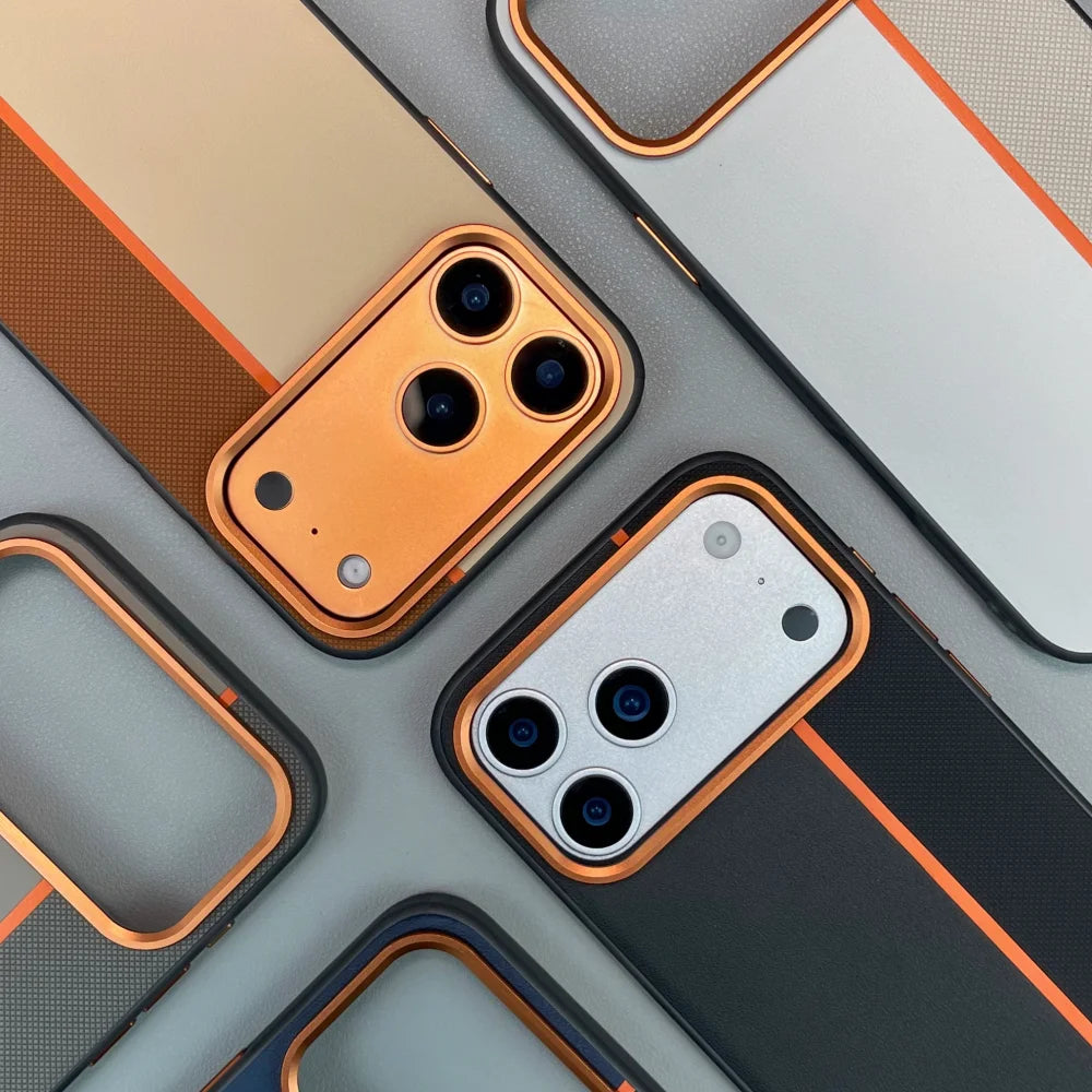 Matte magnetic leather soft shockproof case - product image