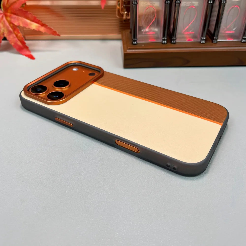 Matte magnetic leather soft shockproof case - product image
