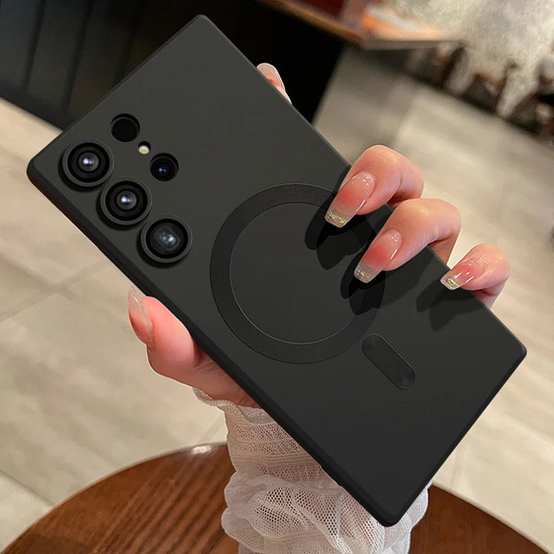 Matte magnetic lens protection soft cover samsung - product image