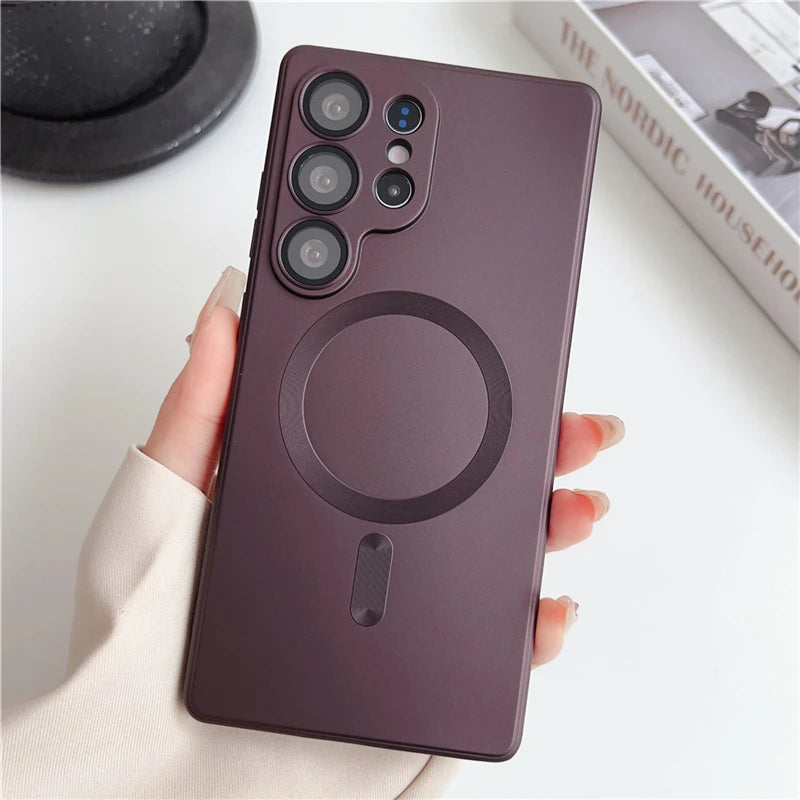 Matte magnetic lens protection soft cover samsung - product image