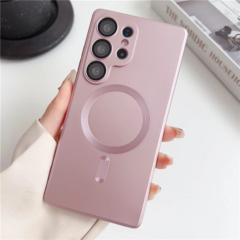 Matte magnetic lens protection soft cover samsung - product image