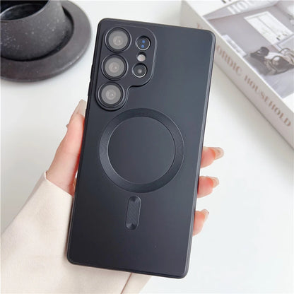 Matte magnetic lens protection soft cover samsung - product image