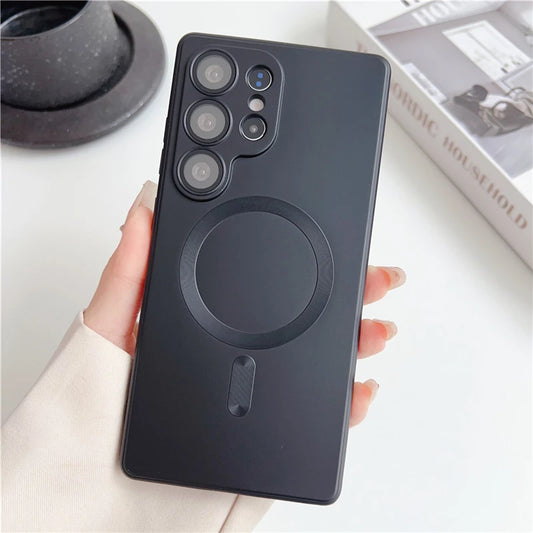 Matte magnetic lens protection soft cover samsung - product image