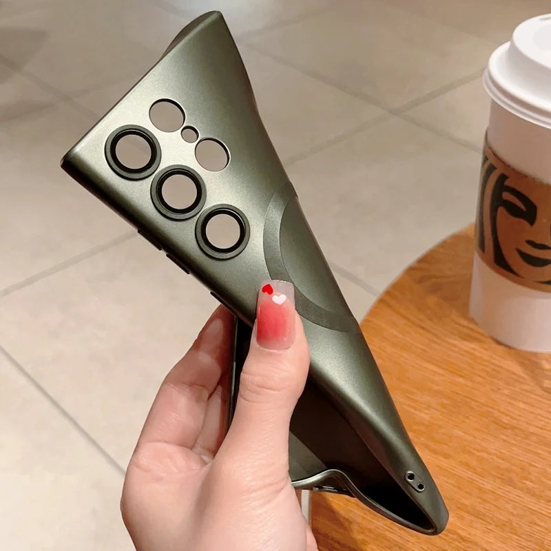 Matte magnetic lens protection soft cover samsung - product image