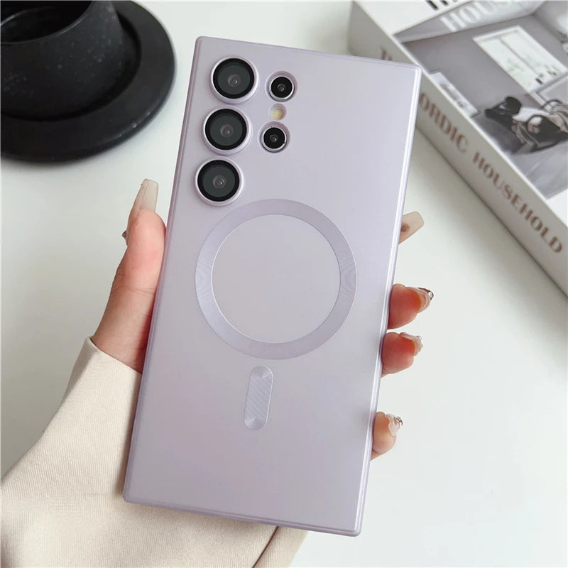 Matte magnetic lens protection soft cover samsung - product image