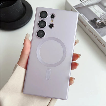 Matte magnetic lens protection soft cover samsung - product image