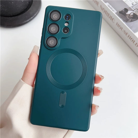 Matte magnetic lens protection soft cover samsung - product image