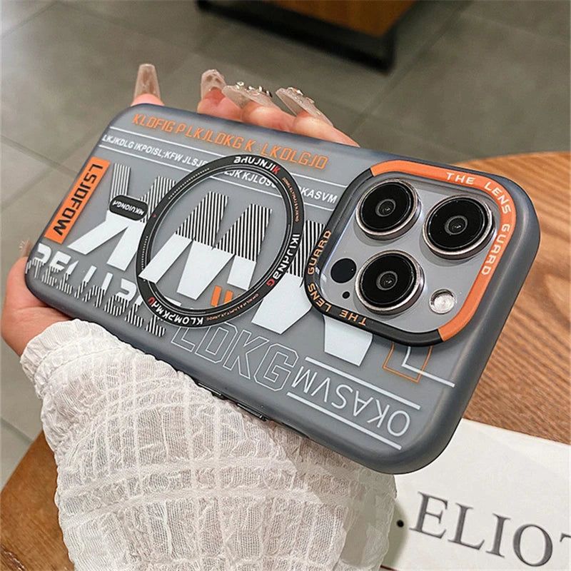 Matte magnetic shockproof magsafe case iphone - product image