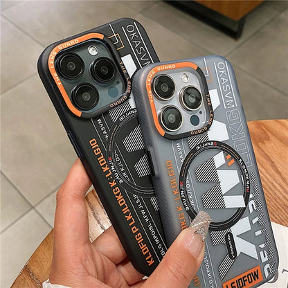 Matte magnetic shockproof magsafe case iphone - product image