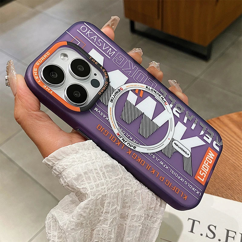 Matte magnetic shockproof magsafe case iphone - product image