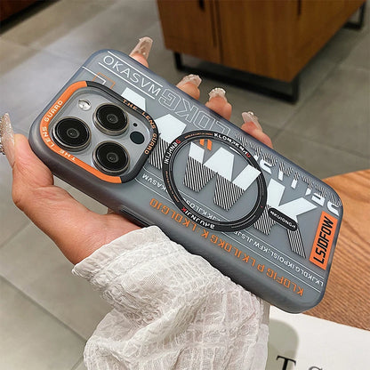 Matte magnetic shockproof magsafe case iphone - product image