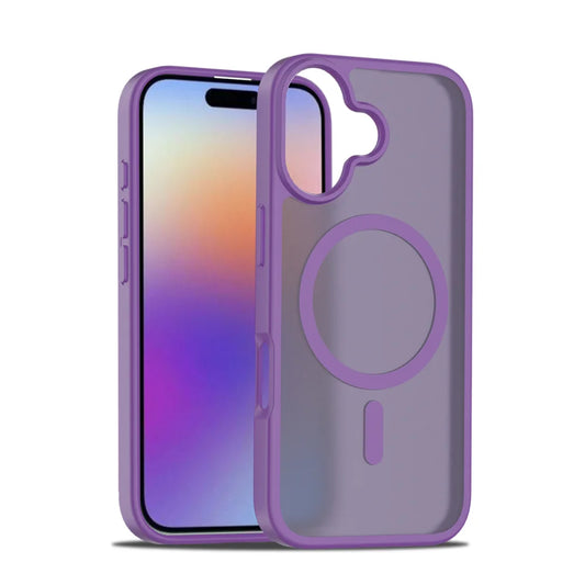 Matte magnetic wireless charger shockproof case - product image