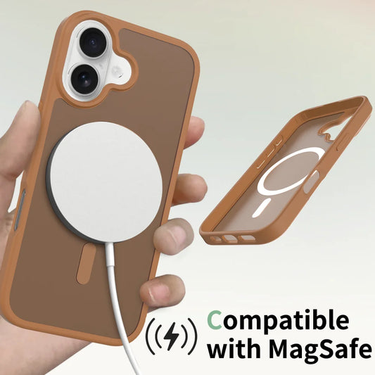 Matte magnetic wireless charger shockproof case - product image