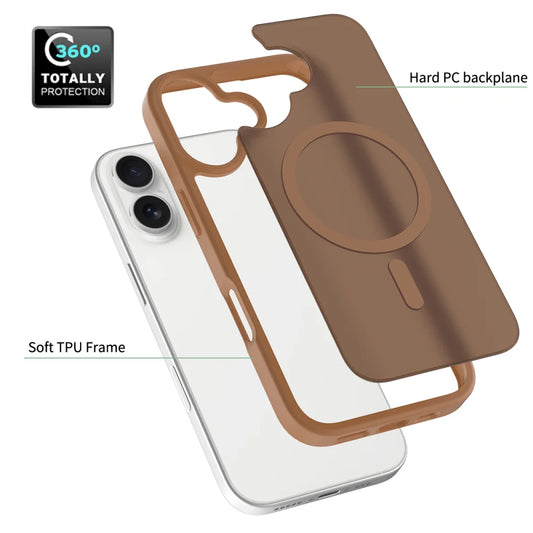 Matte magnetic wireless charger shockproof case - product image