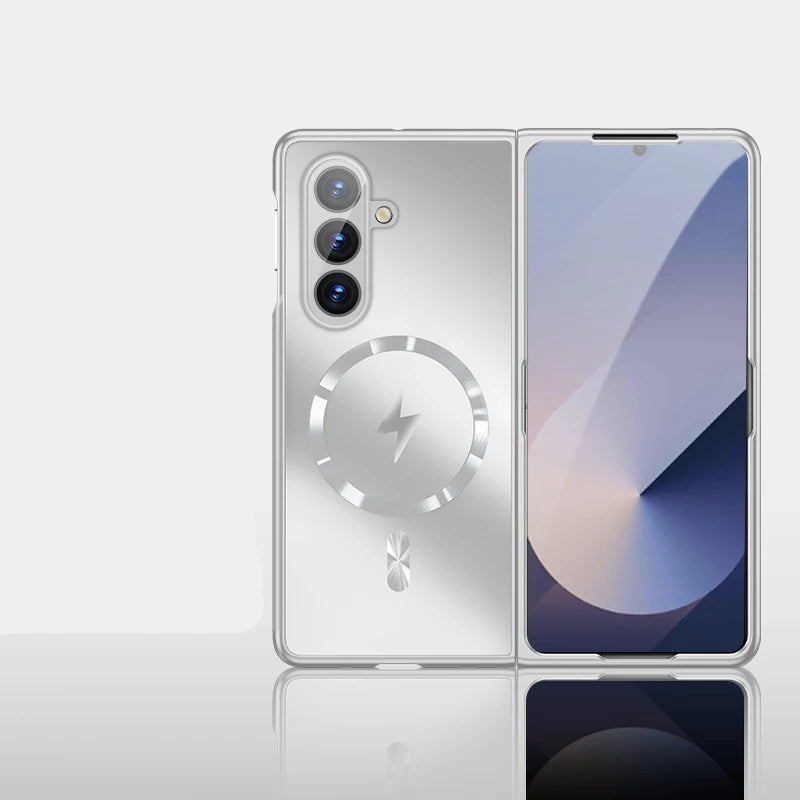 Matte magnetic wireless charging shockproof frosted case samsung z fold - product image