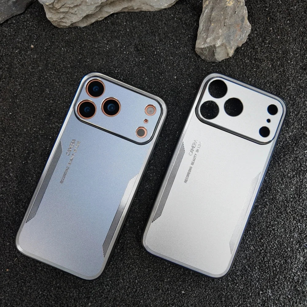 Matte metal armor camera protection shockproof hard pc case - product image