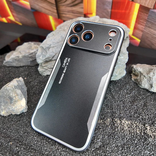 Matte metal armor camera protection shockproof hard pc case - product image
