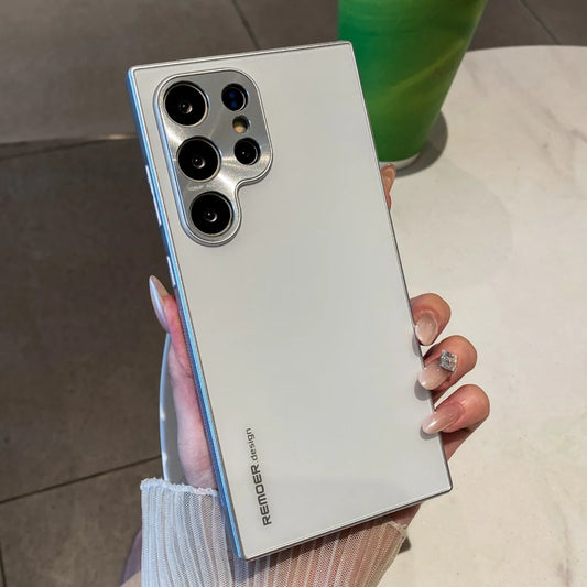 Matte metal lens protection shockproof case samsung - product image