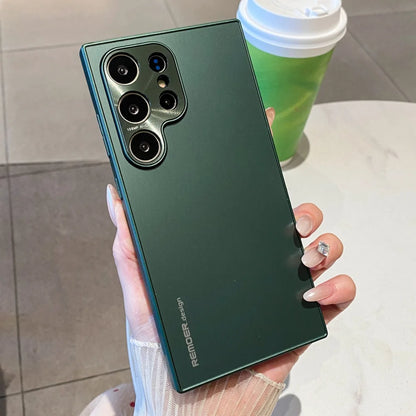 Matte metal lens protection shockproof case samsung - product image