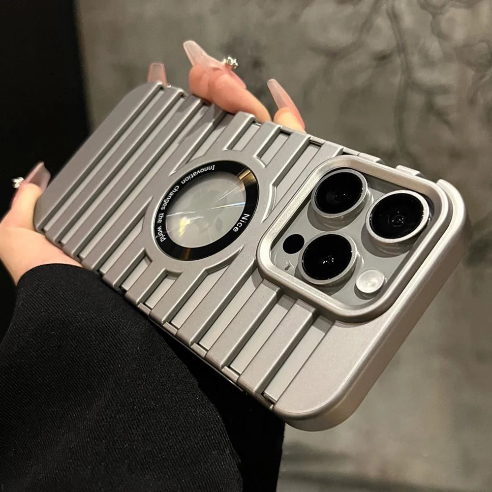 Matte metal magnetic heat dissipation case iphone - product image