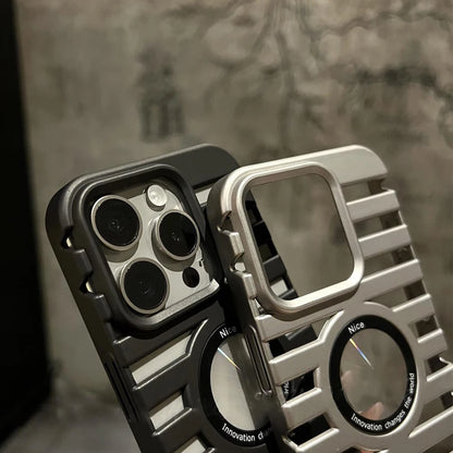Matte metal magnetic heat dissipation case iphone - product image