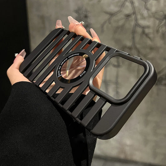 Matte metal magnetic heat dissipation case iphone - product image