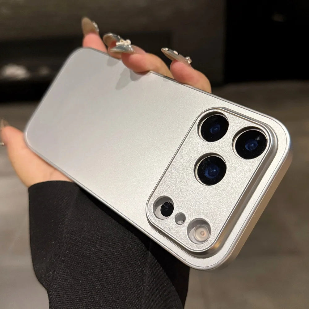 Matte shockproof camera protection phone case - product image