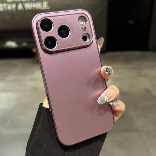 Matte shockproof camera protection phone case - product image