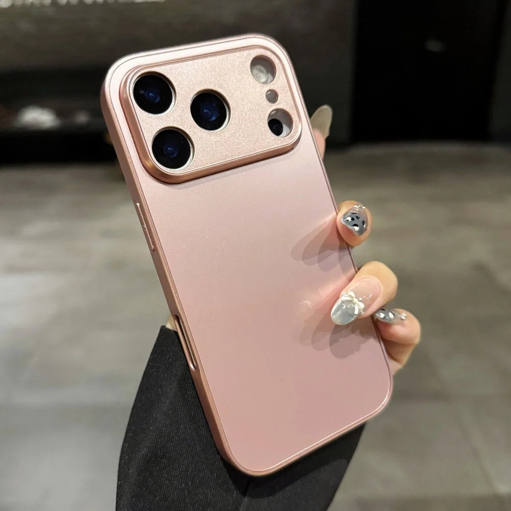 Matte shockproof camera protection phone case - product image