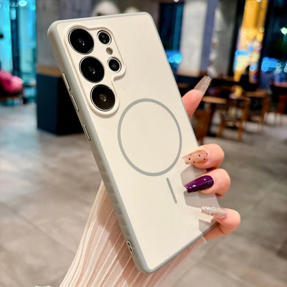 Matte silicone magnetic phone case shockproof samsung - product image